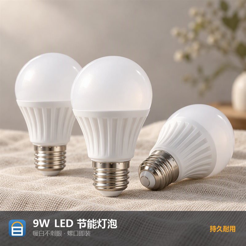 9W LED 节能灯泡（E27）